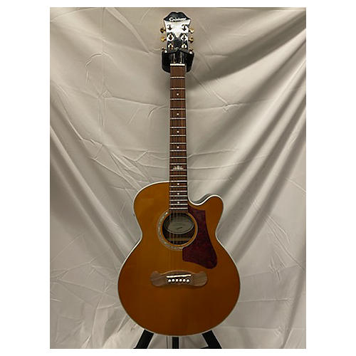 Used Epiphone J200EC Natural Acoustic Electric Guitar Natural