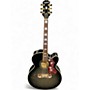 Used Epiphone J200EC STUDIO INSPIRED BY GIBSON Ebony Acoustic Electric Guitar Ebony