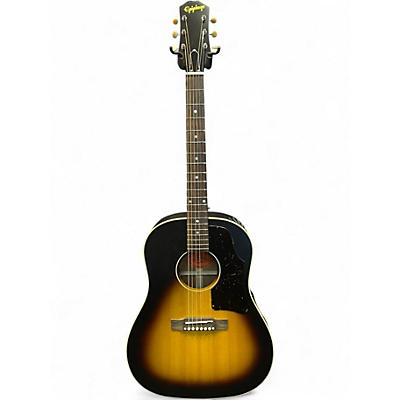 Used Epiphone J45 2 Tone Sunburst Acoustic Electric Guitar