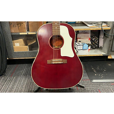 Epiphone Used Epiphone J45 Inspired By Gibson Maroon Acoustic Electric Guitar