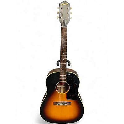 Used Epiphone J45 Vintage Sunburst Acoustic Electric Guitar