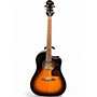Used Epiphone J54EC 3 Tone Sunburst Acoustic Electric Guitar 3 Tone Sunburst