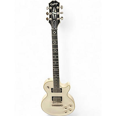 Used Epiphone JERRY CANTRELL LES PAUL PROPHECY WHITE Solid Body Electric Guitar