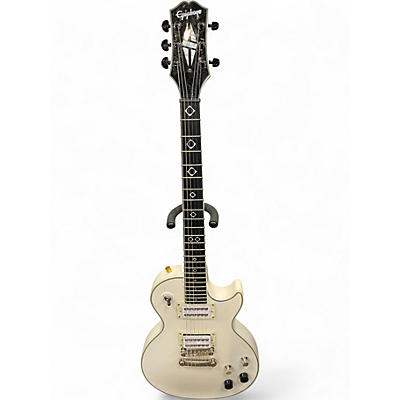 Used Epiphone JERRY CANTRELL PROPHECY LES PAUL BONE WHITE Solid Body Electric Guitar