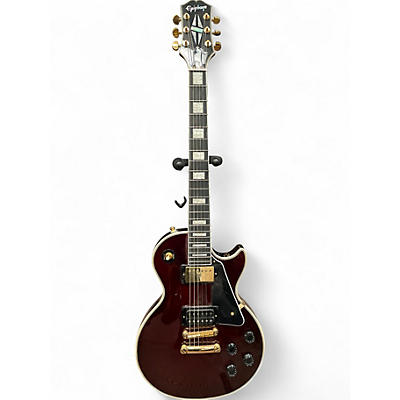 Used Epiphone JERRY CANTRELL "WINO" LES PAUL CUSTOM Wine Red Solid Body Electric Guitar