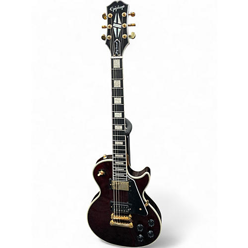 Used Epiphone JERRY CANTRELL ''WINO'' LES PAUL Wine Red Solid Body Electric Guitar Wine Red