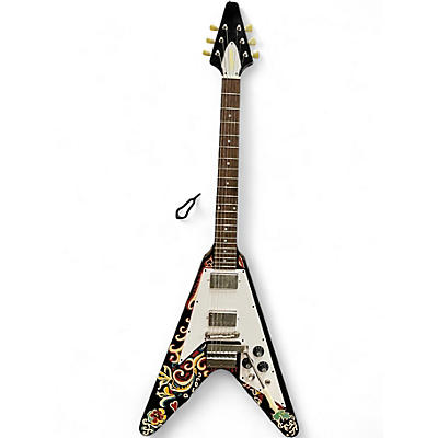 Used Epiphone JIMI HENDRIX "LOVE DROPS" Ebony Solid Body Electric Guitar