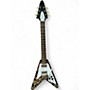 Used Epiphone JIMI HENDRIX LOVE DROPS FLYING V EBONY Solid Body Electric Guitar EBONY