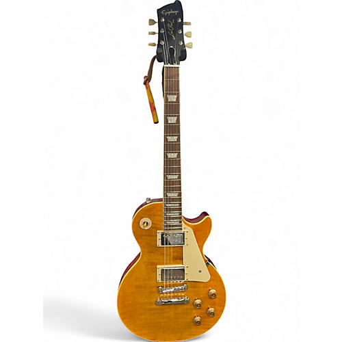 Used Epiphone JOE BONAMASSA LAZARUS LES PAUL Amber Solid Body Electric Guitar Amber