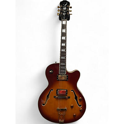 Used Epiphone JOE PASS Sunburst Hollow Body Electric Guitar