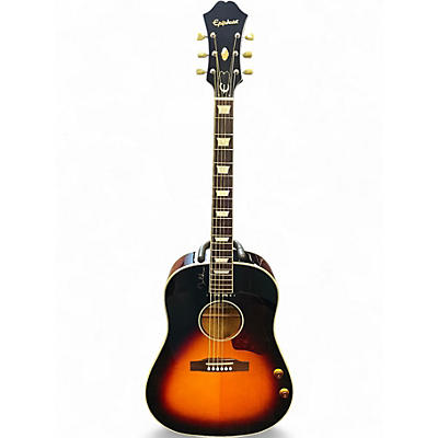 Used Epiphone JOHN LENNON 3 Color Sunburst Acoustic Guitar