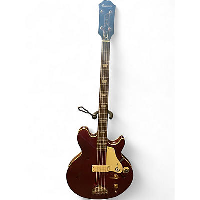 Used Epiphone Jack Casady Bass Cherry Electric Bass Guitar