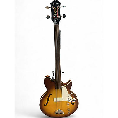 Used Epiphone Jack Casady Signature 2 Color Sunburst Electric Bass Guitar