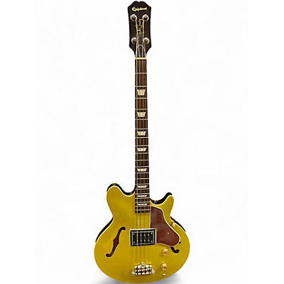Used Epiphone Jack Casady Signature Antique Gold Electric Bass Guitar
