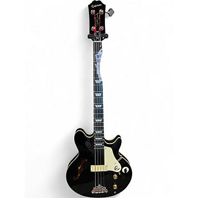 Used Epiphone Jack Casady Signature Black Electric Bass Guitar