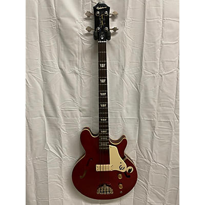 Epiphone Used Epiphone Jack Casady Signature Candy Apple Red Metallic Electric Bass Guitar