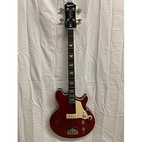 Epiphone Used Epiphone Jack Casady Signature Candy Apple Red Metallic Electric Bass Guitar Candy Apple Red Metallic