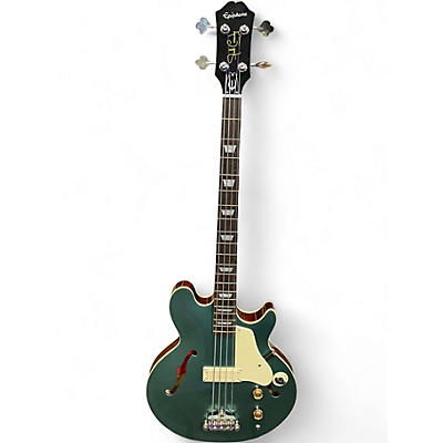 Used Epiphone Jack Casady Signature Faded Pelham Blue Electric Bass Guitar