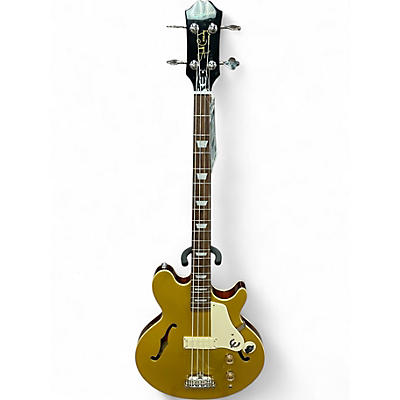 Used Epiphone Jack Casady Signature Gold Top Electric Bass Guitar