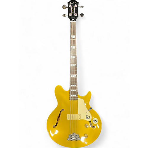 Epiphone Used Epiphone Jack Casady Signature Metallic Gold Electric Bass Guitar Metallic Gold