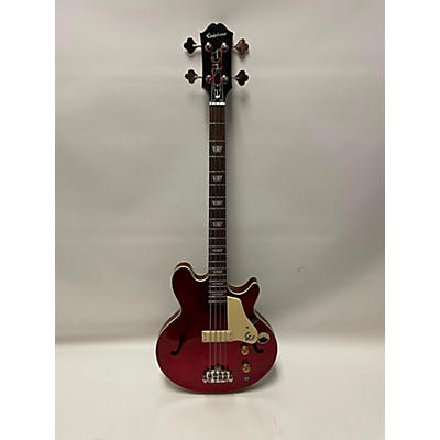 Epiphone Used Epiphone Jack Casady Signature Red Electric Bass Guitar