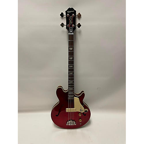 Epiphone Used Epiphone Jack Casady Signature Red Electric Bass Guitar Red