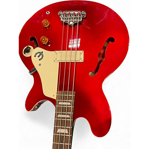 Used Epiphone Jack Casady Signature Red Electric Bass Guitar Red
