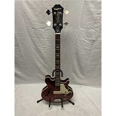 Epiphone Used Epiphone Jack Casady Signature SPARKLING BURGUNDY Electric Bass Guitar