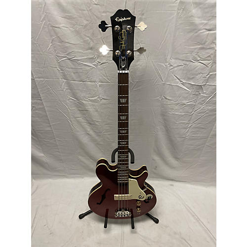 Epiphone Used Epiphone Jack Casady Signature SPARKLING BURGUNDY Electric Bass Guitar SPARKLING BURGUNDY