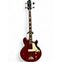 Used Epiphone Jack Casady Signature Sparkling Burgandy Electric Bass Guitar Sparkling Burgandy