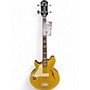 Used Epiphone Used Epiphone Jack Casidy Bass Left Handed Gold Top Electric Bass Guitar Gold Top