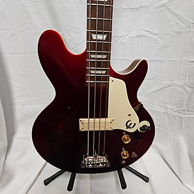 Epiphone Used Epiphone Jack Cassidy Signature Candy Apple Red Electric Bass Guitar