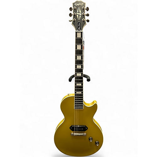 Used Epiphone Jared James Blues Power Les Paul Gold Top Solid Body Electric Guitar Gold Top
