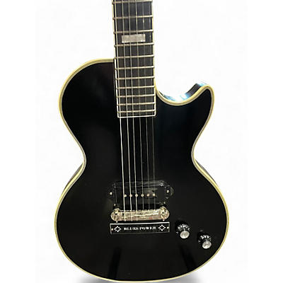 Used Epiphone Jared James Ncihols "blues Power" Les Paul Black Solid Body Electric Guitar