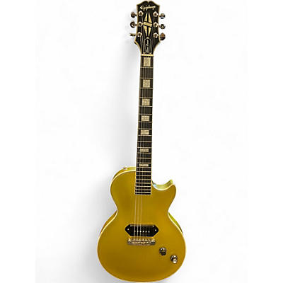 Used Epiphone Jared James Nichols "Blues Power" Les Paul Custom Gold Solid Body Electric Guitar