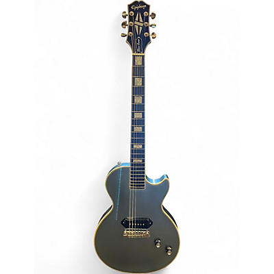 Used Epiphone Jared James Nichols "Blues Power" Les Paul Custom Pelham Blue Solid Body Electric Guitar