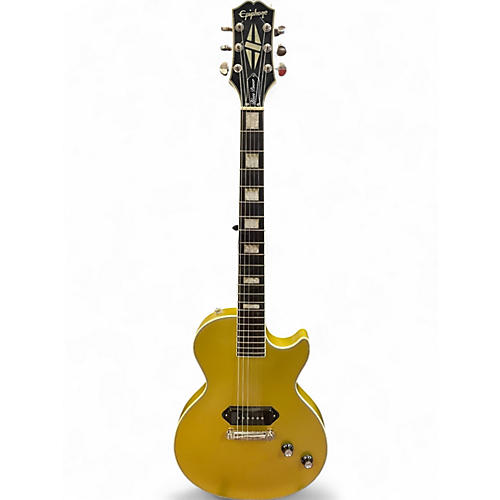 Used Epiphone Jared James Nichols Old Glory Gold Solid Body Electric Guitar Gold