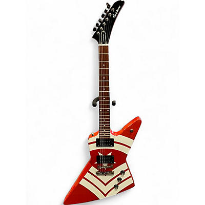 Used Epiphone Jason Hook M4 Explorer Red Solid Body Electric Guitar