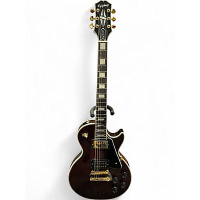 Used Epiphone Jerry Cantrell “Wino” Les Paul Custom Wine Red Solid Body Electric Guitar