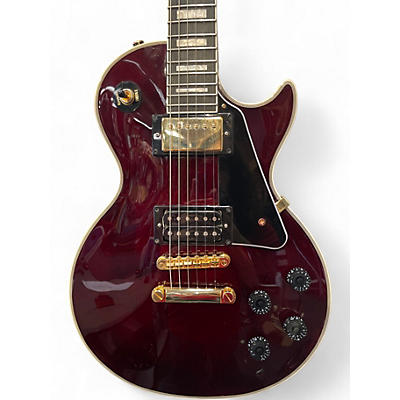 Used Epiphone Jerry Cantrell "Wino" Les Paul Custom Wine Red Solid Body Electric Guitar
