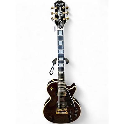 Used Epiphone Jerry Cantrell “Wino” Les Paul Custom  Wine Red Solid Body Electric Guitar