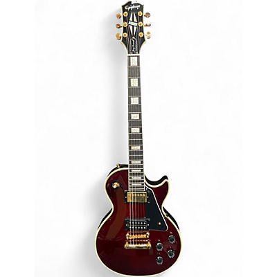 Used Epiphone Jerry Cantrell "Wino" Les Paul Custom Wine Red Solid Body Electric Guitar