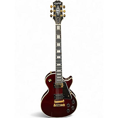 Used Epiphone Jerry Cantrell "Wino" Les Paul Custom Wine Red Solid Body Electric Guitar