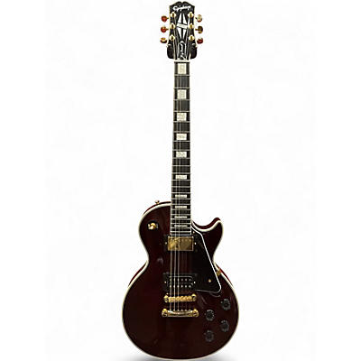 Used Epiphone Jerry Cantrell "Wino" Les Paul Custom Wine Red Solid Body Electric Guitar