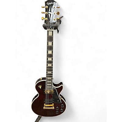 Used Epiphone Jerry Cantrell "Wino" Les Paul Custom  Wine Red Solid Body Electric Guitar