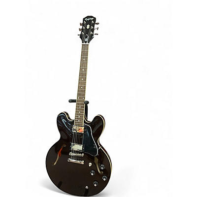 Used Epiphone Jim James ES-335 Trans Black Hollow Body Electric Guitar