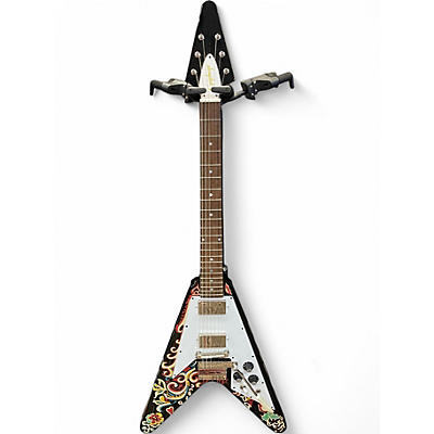 Used Epiphone Jimi Hendrix Flying V love drops Solid Body Electric Guitar