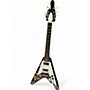 Used Epiphone Jimi Hendrix Love Drops Flying V Ebony Solid Body Electric Guitar Ebony