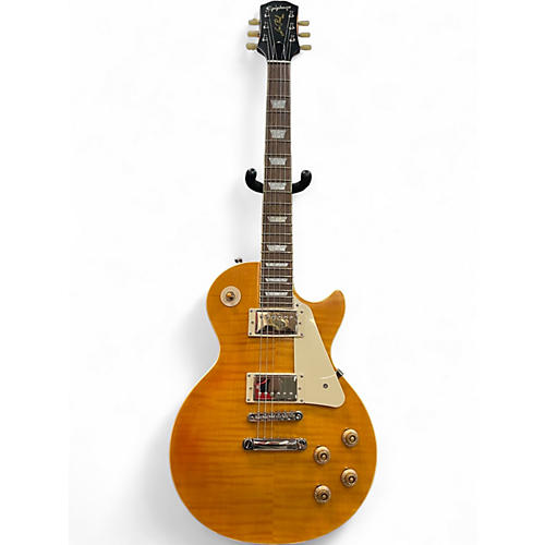 Used Epiphone Jo Bonamassa Signature Lazarus 59 Les Paul Standard Amber Solid Body Electric Guitar Amber