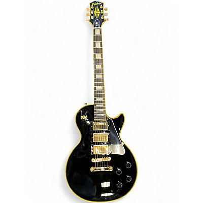 Used Epiphone Joe Bonamassa Black Beauty Les Paul Custom Black and Gold Solid Body Electric Guitar
